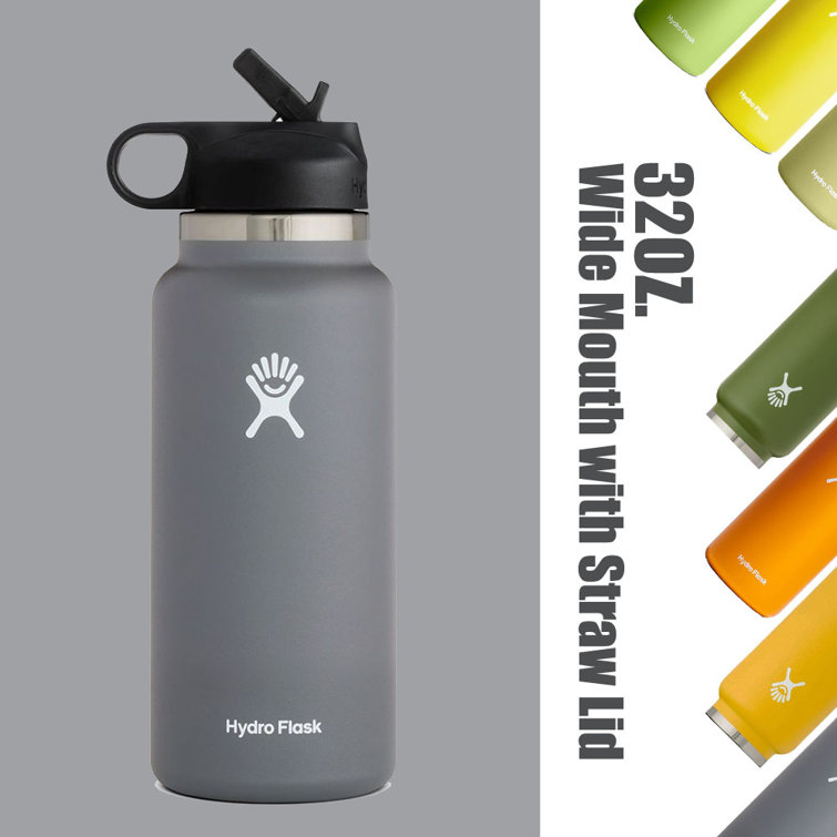 Grey hydro flask straw hot sale lid